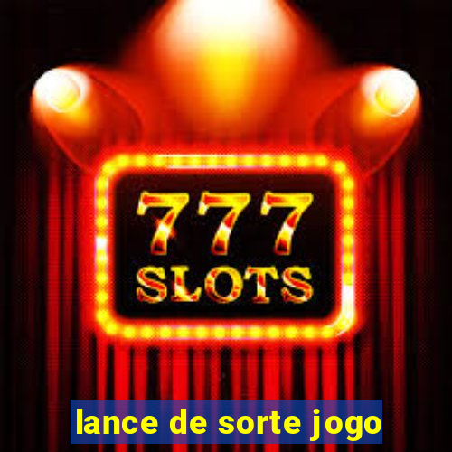 lance de sorte jogo